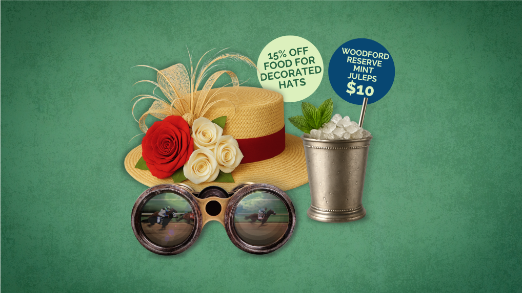 Watch the Kentucky Derby live on the big screens at Rí Rá Irish Pub, 208 North Tryon Street, Charlote NC 28202