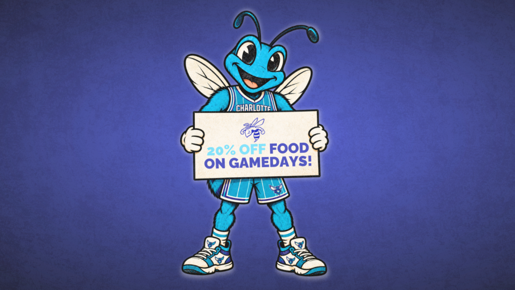 20% off food on Hornets gamedays at Rí Rá Irish Pub & Restaurant, North Tryon Street, Charlotte NC 28202
