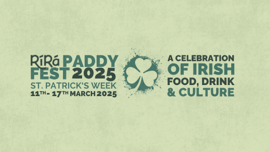 Paddy Fest 2025. St. Patrick's Day 2025. Live Music & Events. Rí Rá Irish Pub & Restaurant, 3930 Las Vegas Blvd South Las Vegas, NV 89119