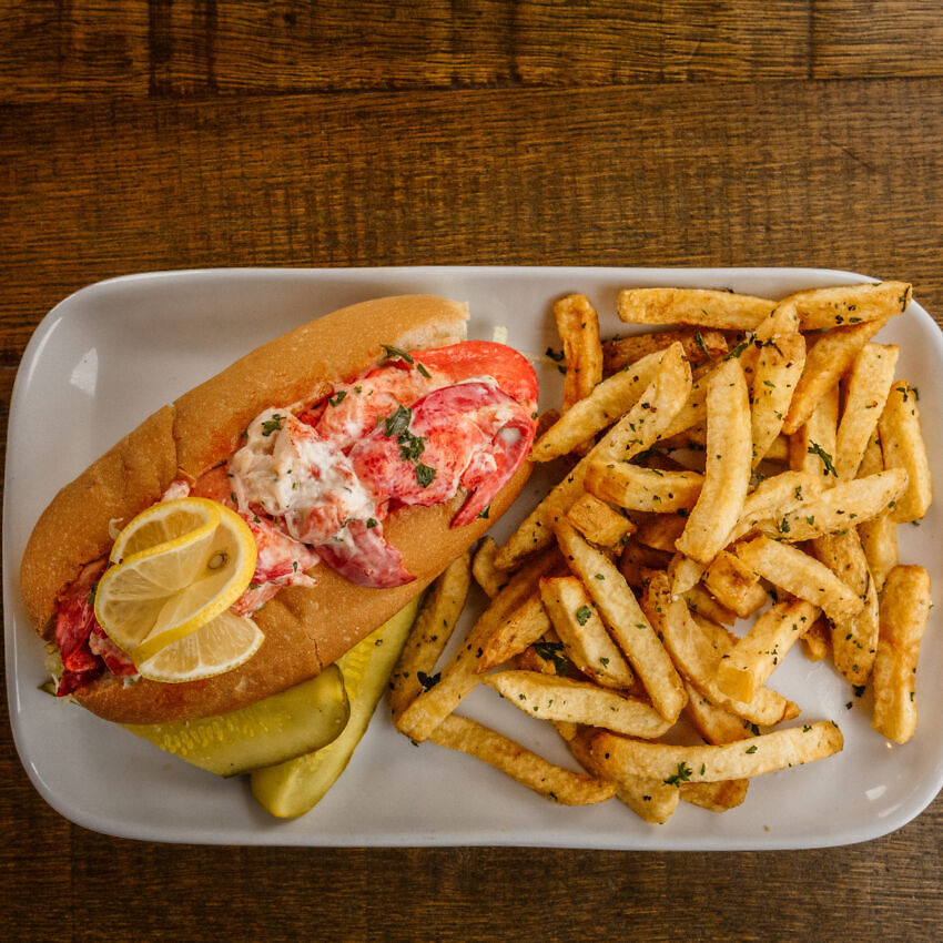 Amazing Lobster Roll at RiRa Irish Pub, 72 Commercial Street, Portland, Maine 04101